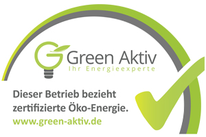 Dieser Betrieb bezieht zertifizierte Öko-Energie.