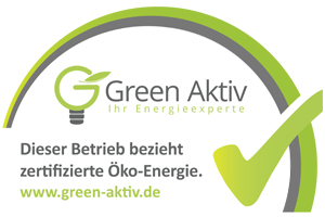 Dieser Betrieb bezieht zertifizierte Öko-Energie. Dieser Betrieb bezieht zertifizierte Öko-Energie.